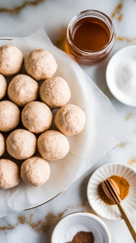 Cottage Cheese Tahini Truffles