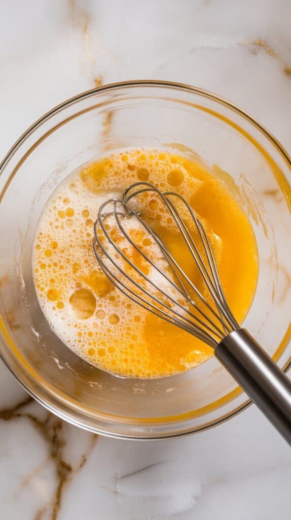 Ube Lava Cake with Vanilla Ice Cream