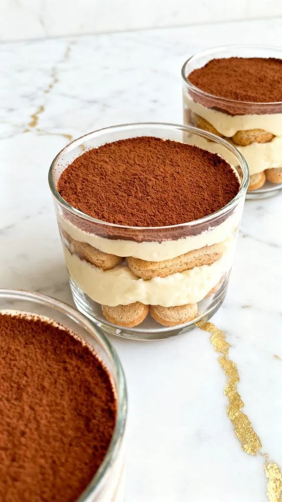 Cottage Cheese Tiramisu Cups