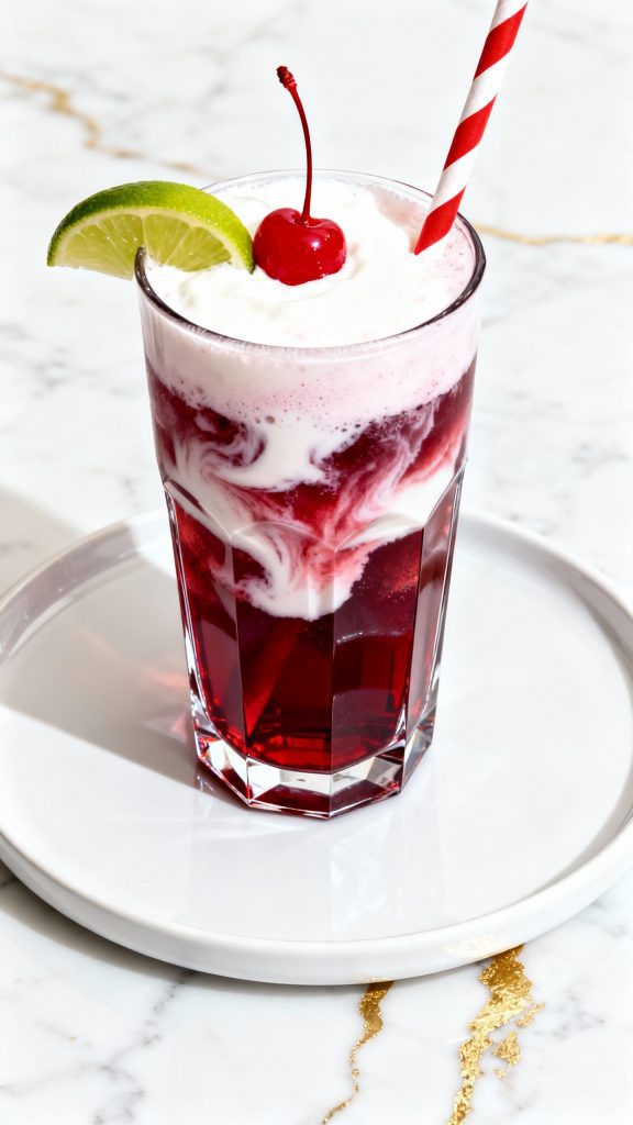 Cherry Lime Frost Dirty Soda