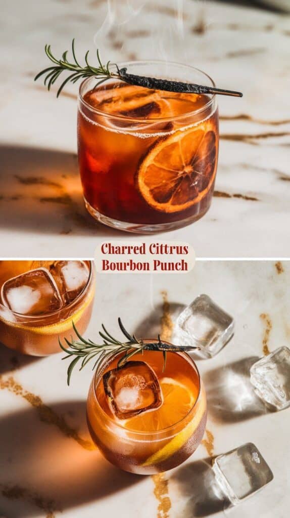 Charred Citrus Bourbon Punch