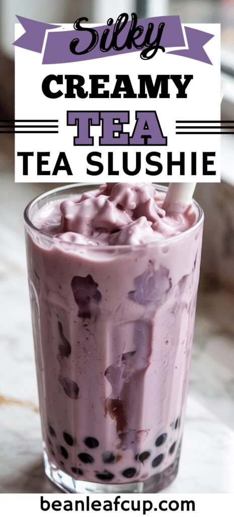 Creamy Boba Tea Slushie