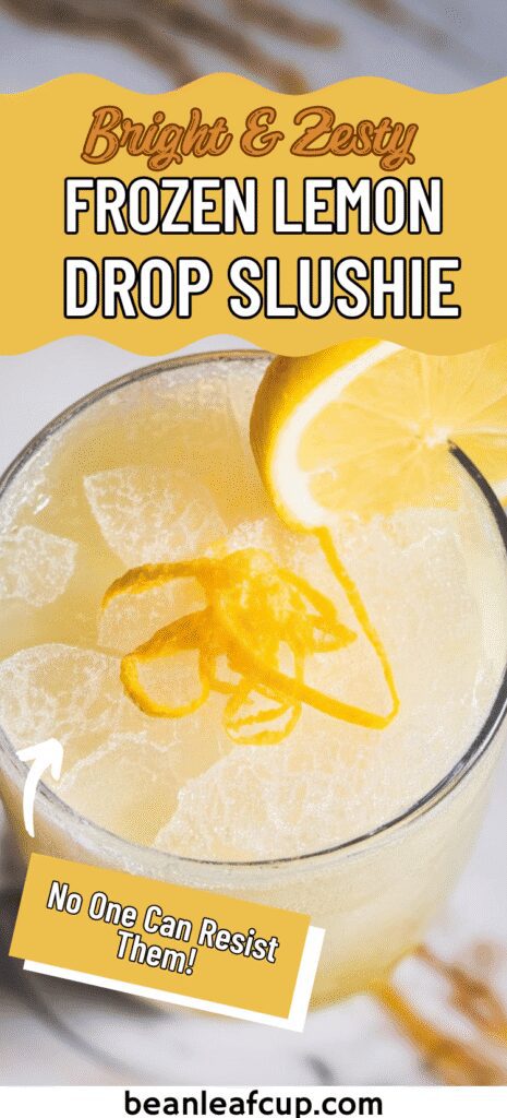 Frozen Lemon Drop Slushie