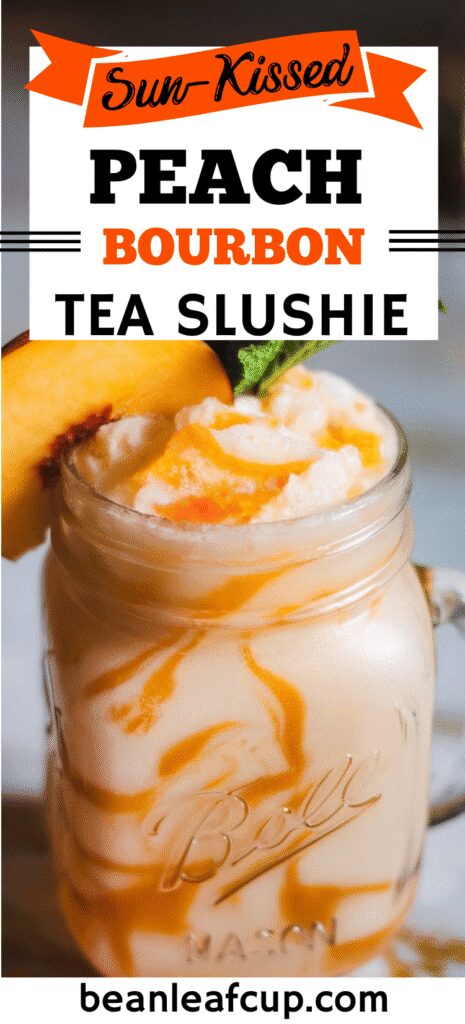 Peach Bourbon Tea Slushie