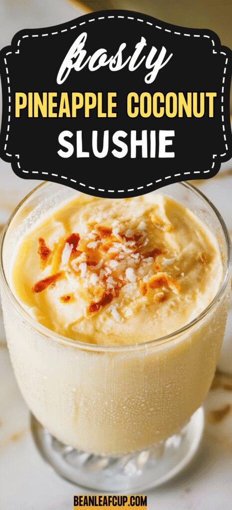 Pineapple Coconut Slushie