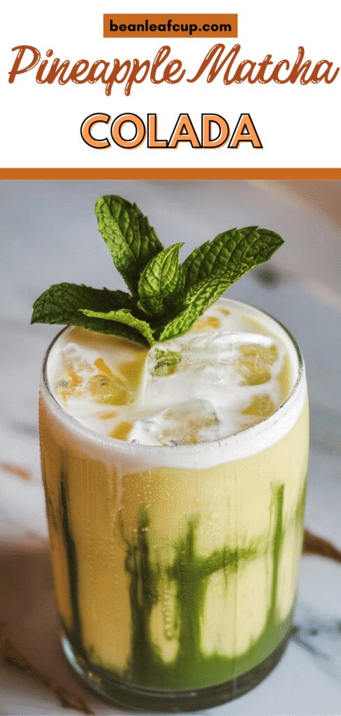 Pineapple Matcha Colada