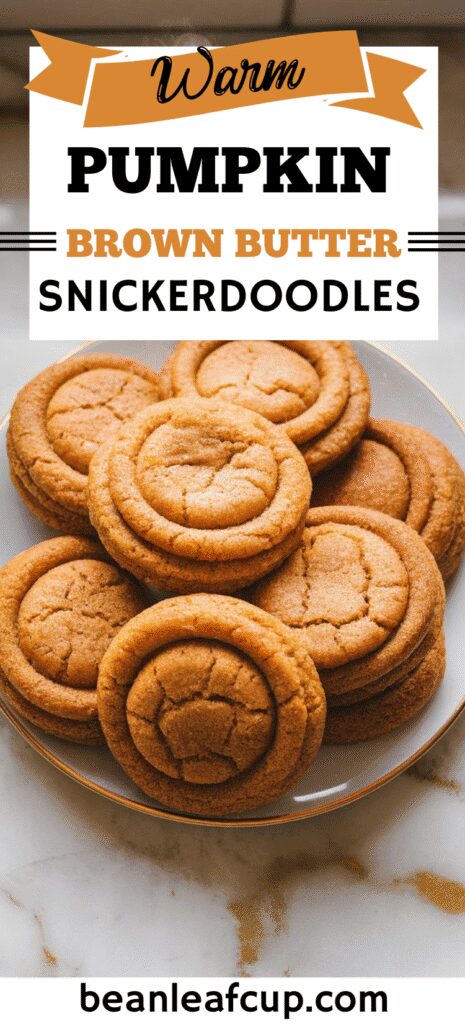 Pumpkin Brown Butter Snickerdoodles