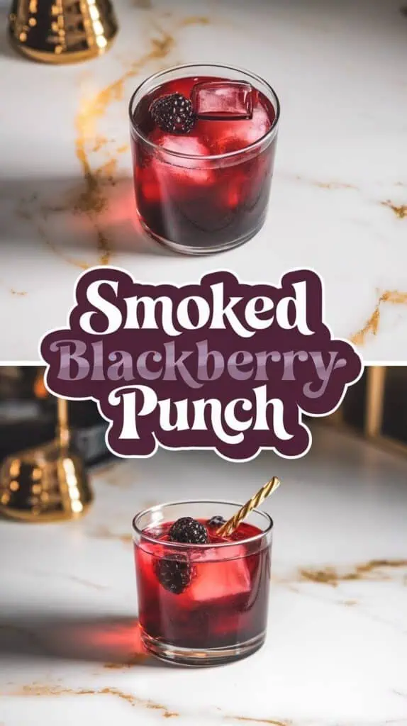 Smoked Blackberry Punch