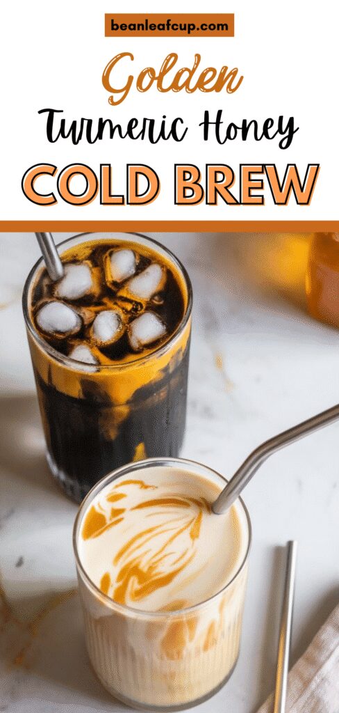 Turmeric Honey Cold Brew