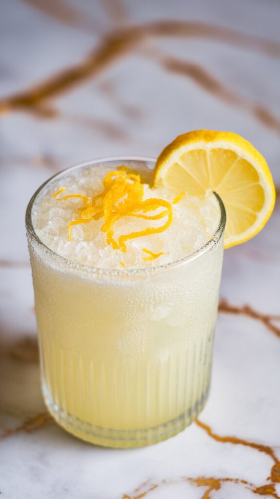 Frozen Lemon Drop Slushie