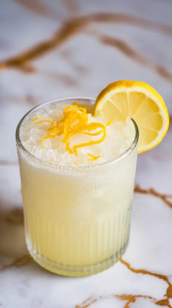 Frozen Lemon Drop Slushie