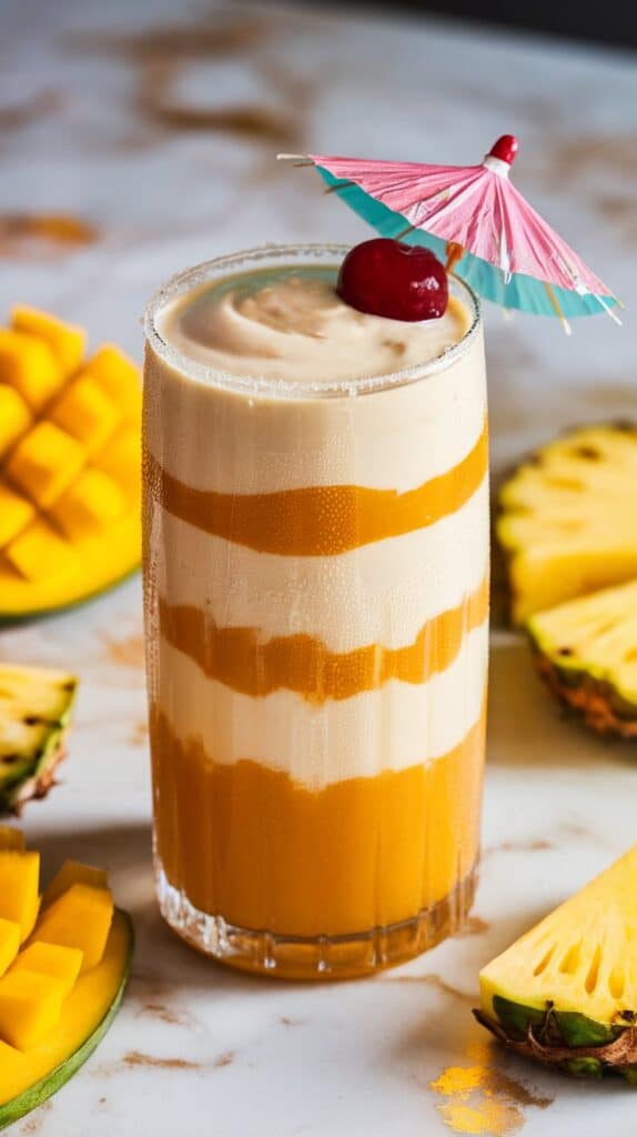 Mango Sunrise Piña Colada
