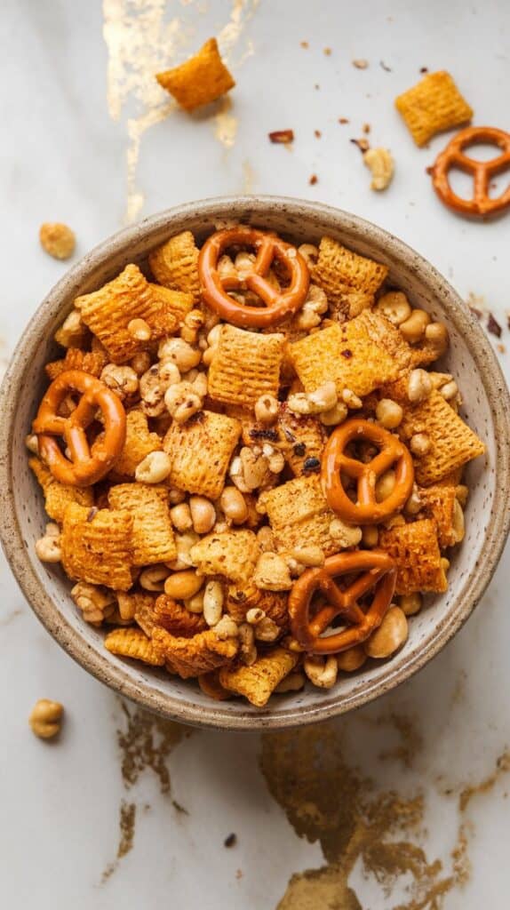 Texas Trash Spicy Chex Mix