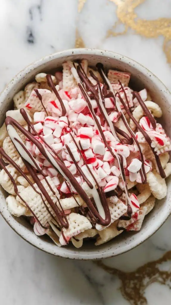 Peppermint Bark Chex Mix