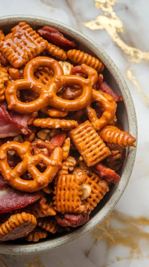 Sweet & Salty Maple Bacon Chex Mix