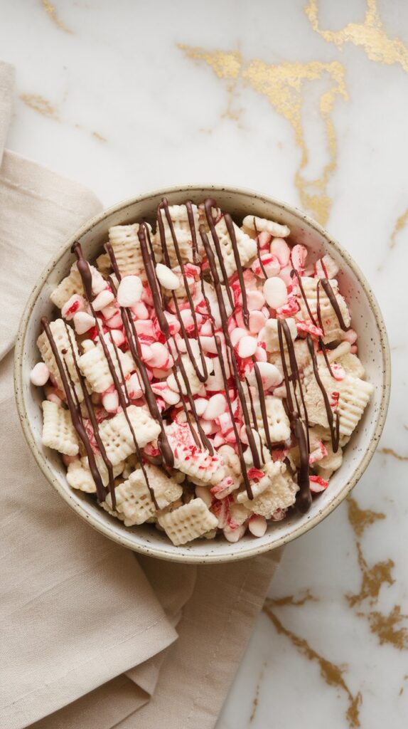 Peppermint Bark Chex Mix