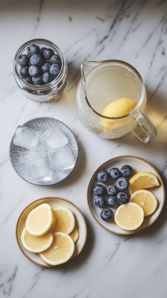 Blueberry Vodka Lemonade Slushie