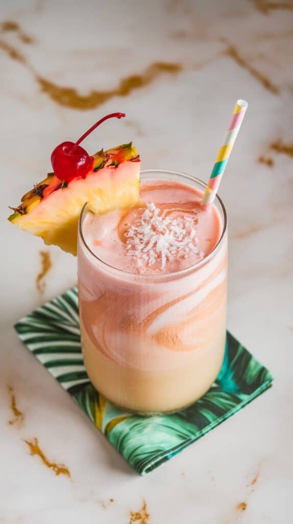 Pink Pineapple Piña Colada