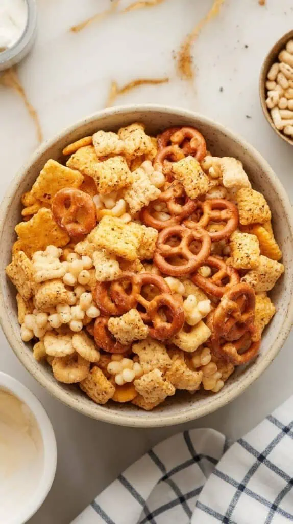 Everything Bagel Chex Mix 