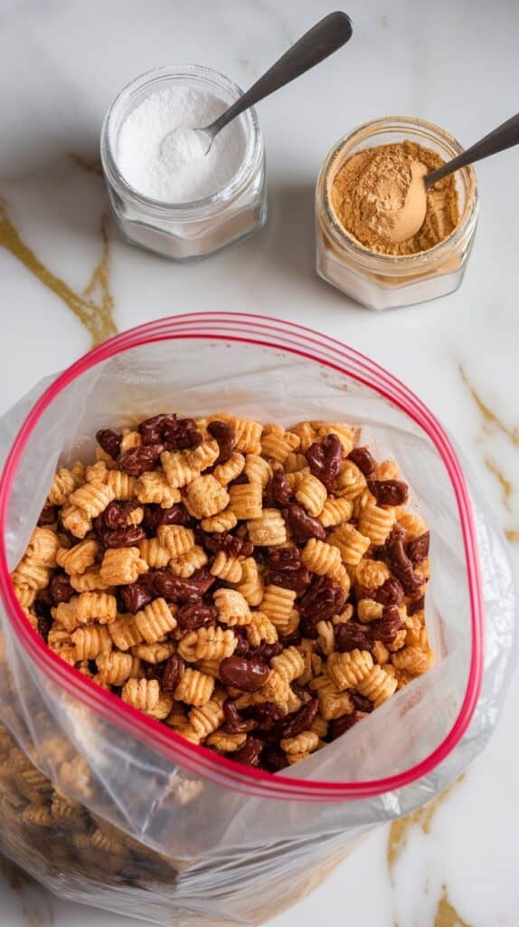 Double Peanut Butter Muddy Buddies Chex Mix