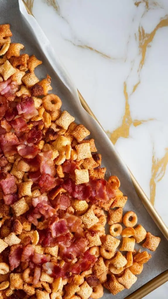 Sweet & Salty Maple Bacon Chex Mix