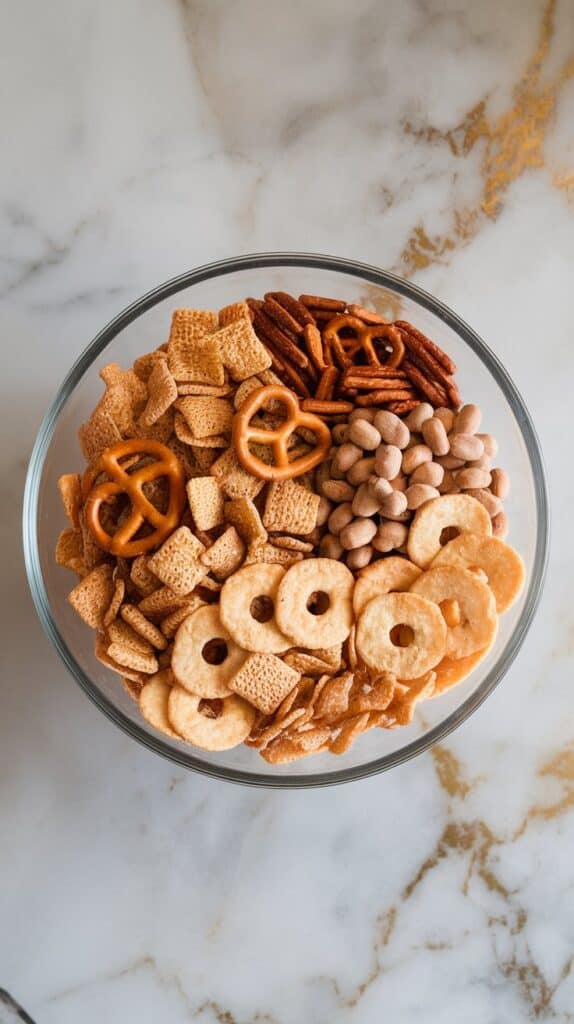 Texas Trash Spicy Chex Mix