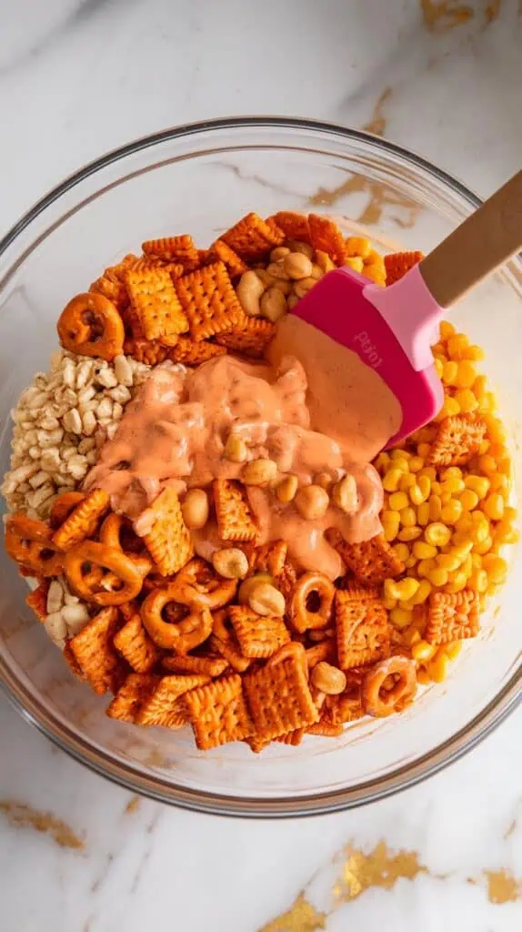 Spicy Buffalo Ranch Chex Mix