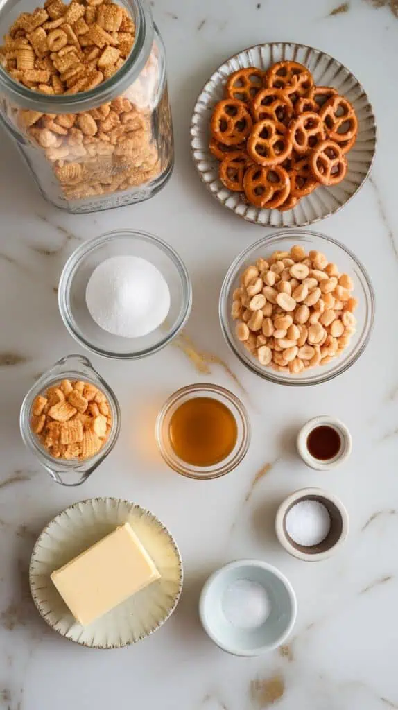 Caramel Nut Chex Mix