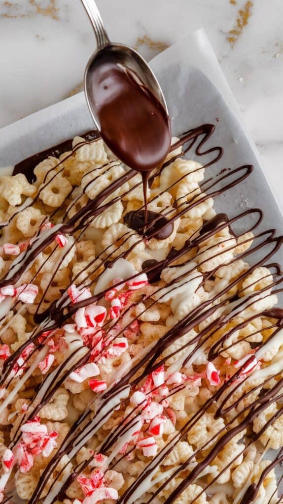 Peppermint Bark Chex Mix