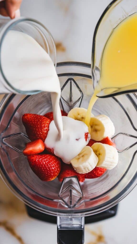 strawberry banana piña colada