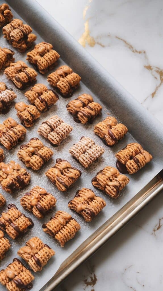 Double Peanut Butter Muddy Buddies Chex Mix