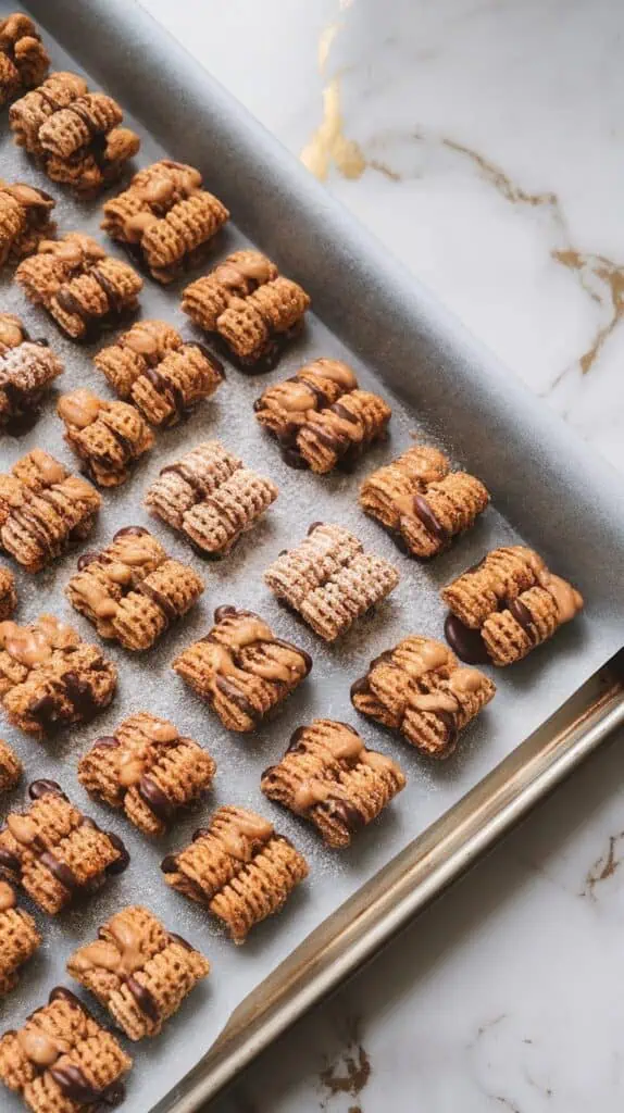 Double Peanut Butter Muddy Buddies Chex Mix
