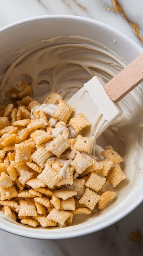 Peppermint Bark Chex Mix