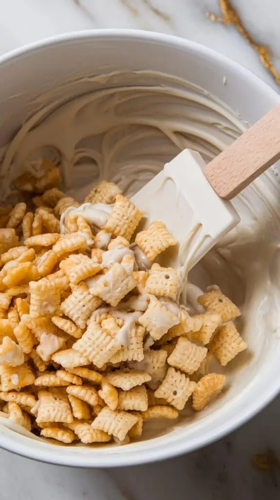 Peppermint Bark Chex Mix