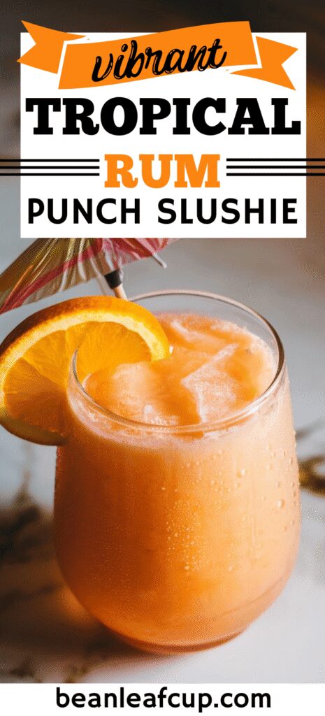 Tropical Rum Punch Slushie
