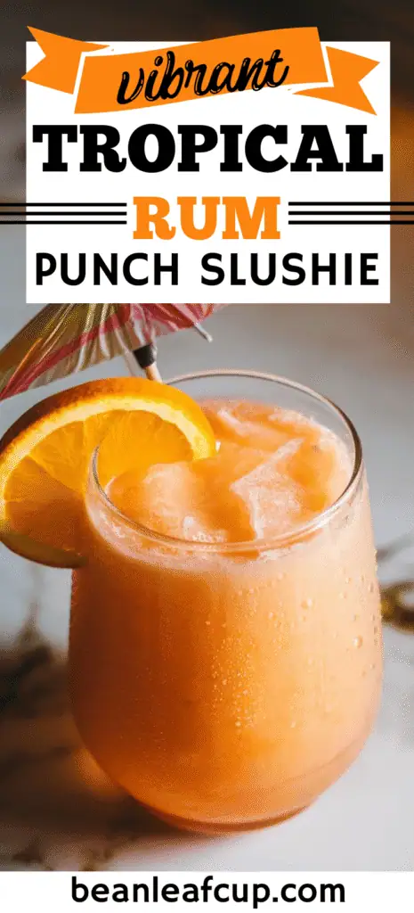Tropical Rum Punch Slushie