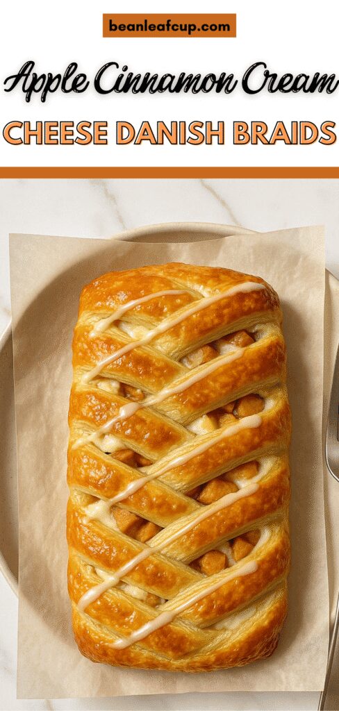 Apple Cinnamon Cream Cheese Danish Braids
