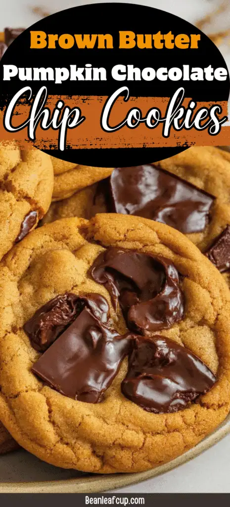 Brown Butter Pumpkin Chocolate Chip Cookies