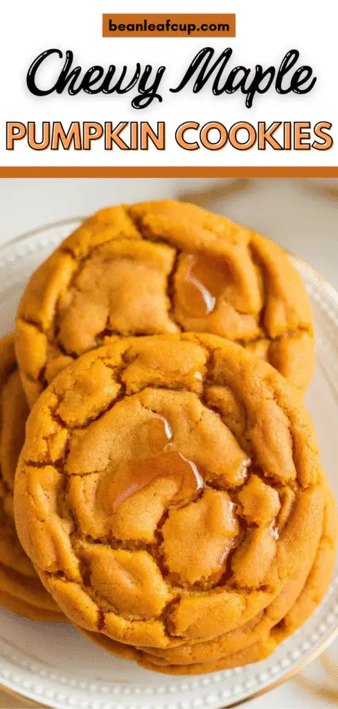 Chewy Maple Pumpkin Cookies