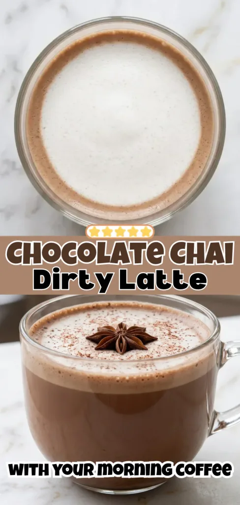 Chocolate Chai Dirty Latte