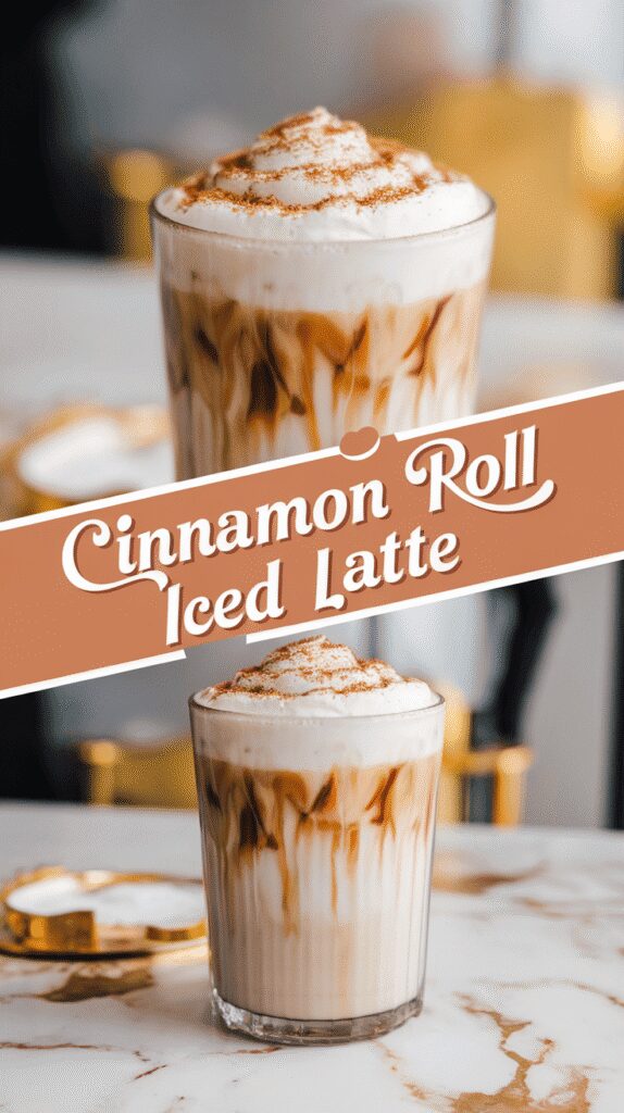Cinnamon Roll Iced Latte