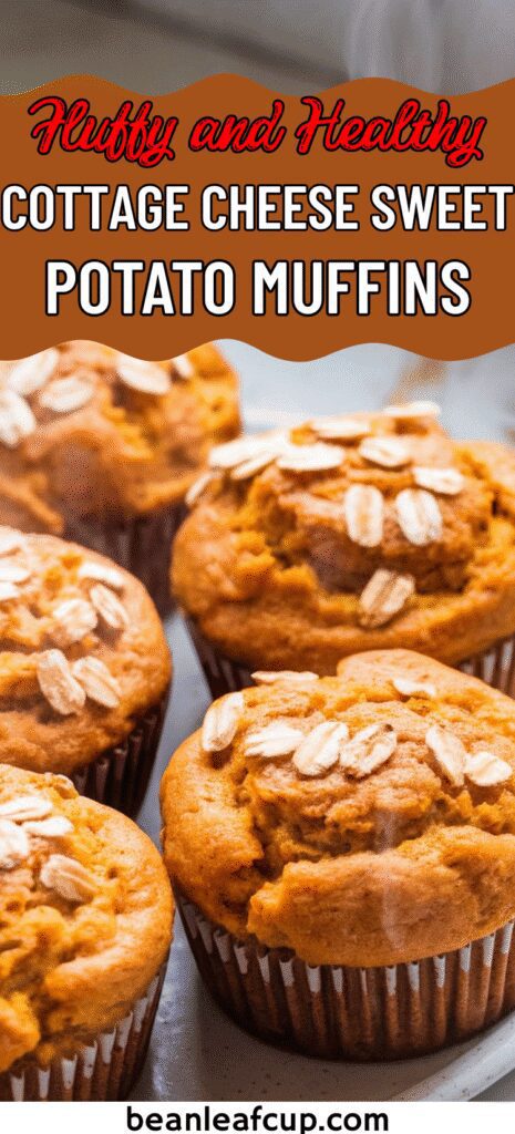 Cottage Cheese Sweet Potato Muffins
