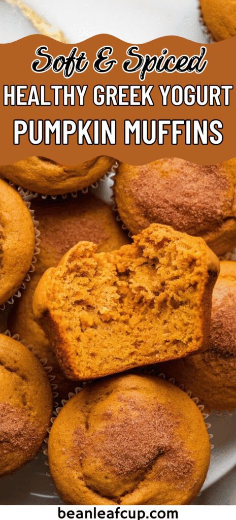 Healthy Greek Yogurt Pumpkin Muffins