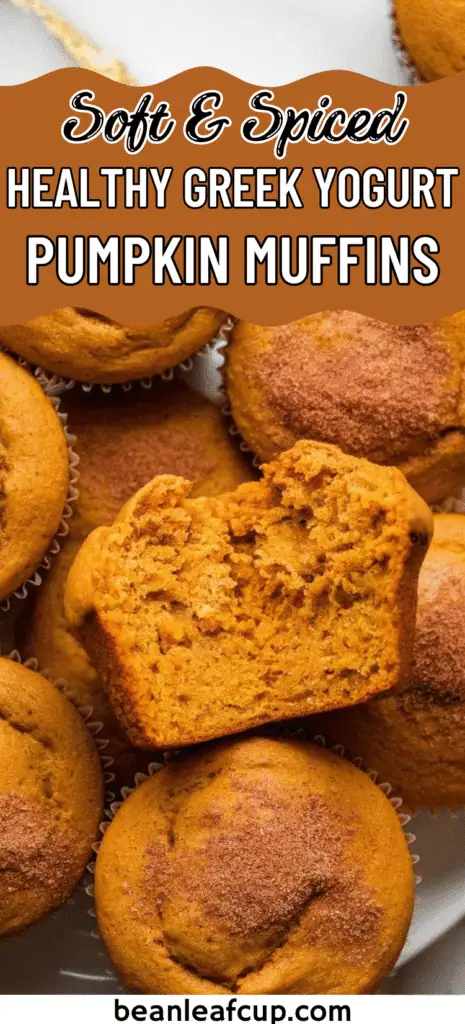 Healthy Greek Yogurt Pumpkin Muffins