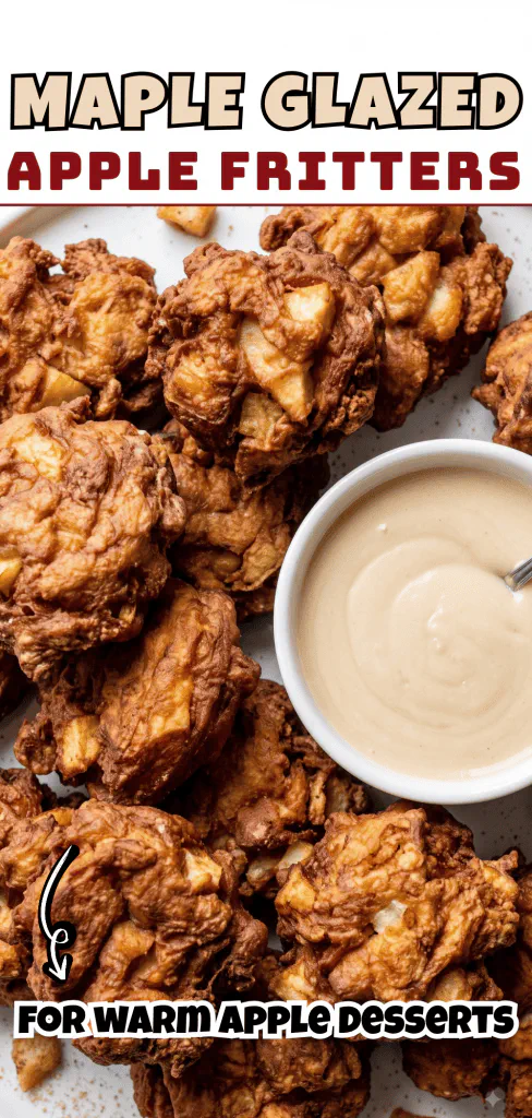 Maple Glazed Apple Fritters