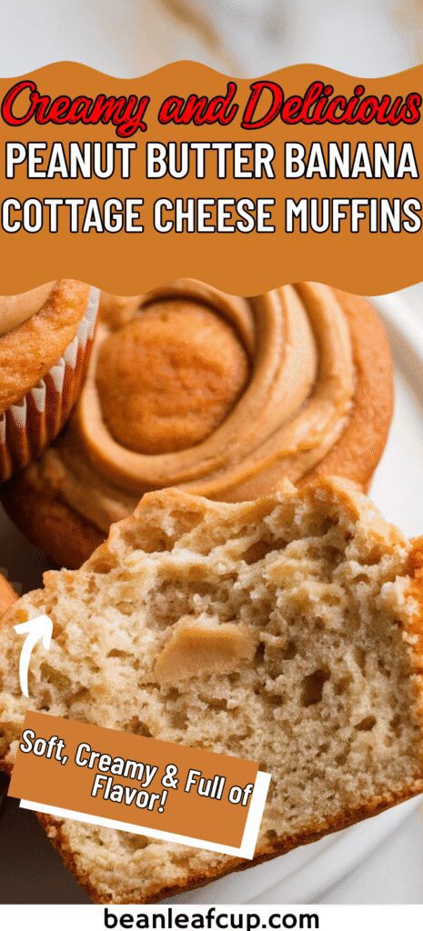 Peanut Butter Banana Cottage Cheese Muffins