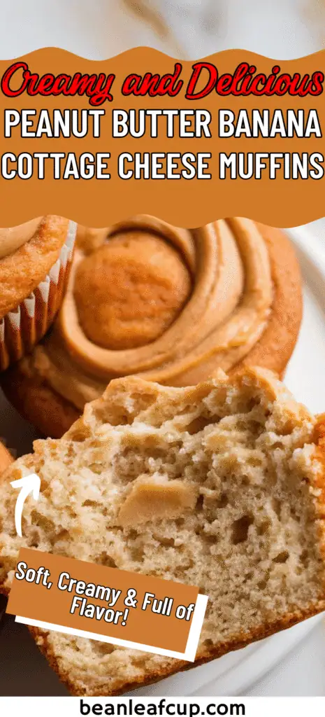 Peanut Butter Banana Cottage Cheese Muffins