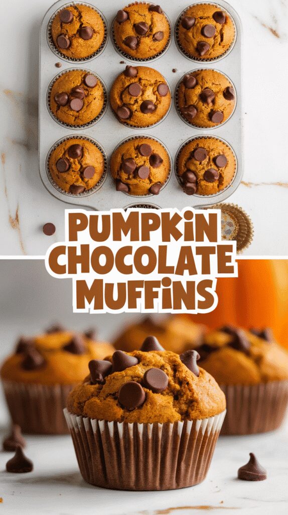 Pumpkin Chocolate Muffins