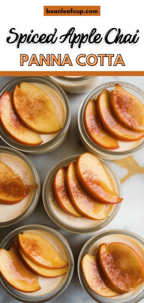 Spiced Apple Chai Panna Cotta