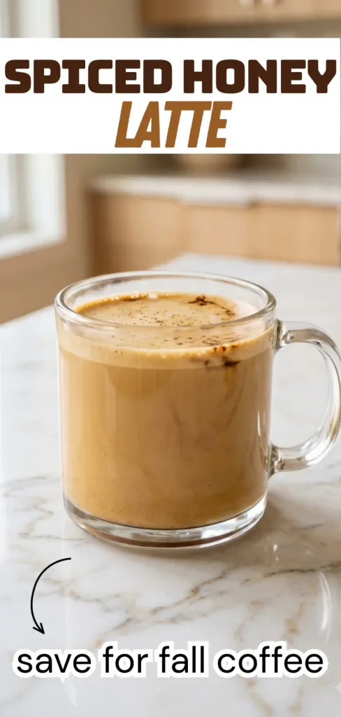 Spiced Honey Latte